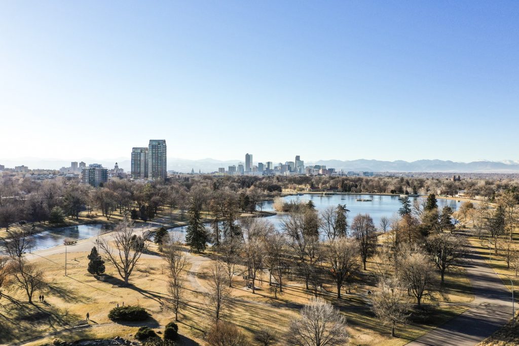 downtown Denver skyline landscape
